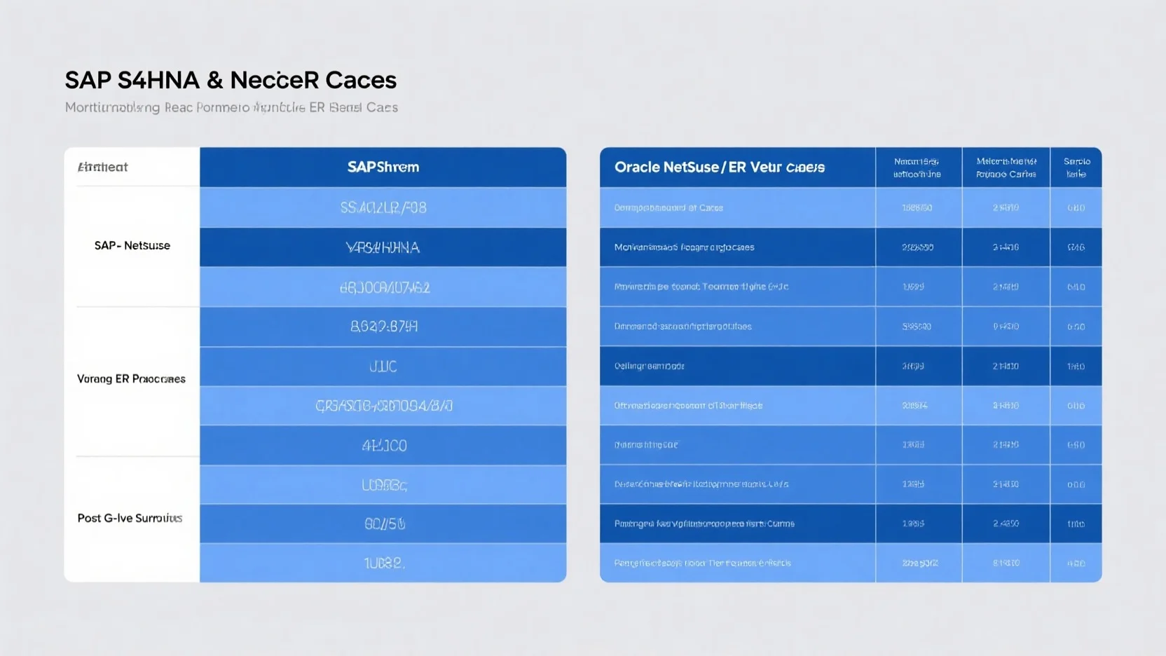 Comprehensive Comparison: SAP S/4HANA vs Oracle NetSuite – Features, Use Cases, Migration, and Post – Go – Live Support